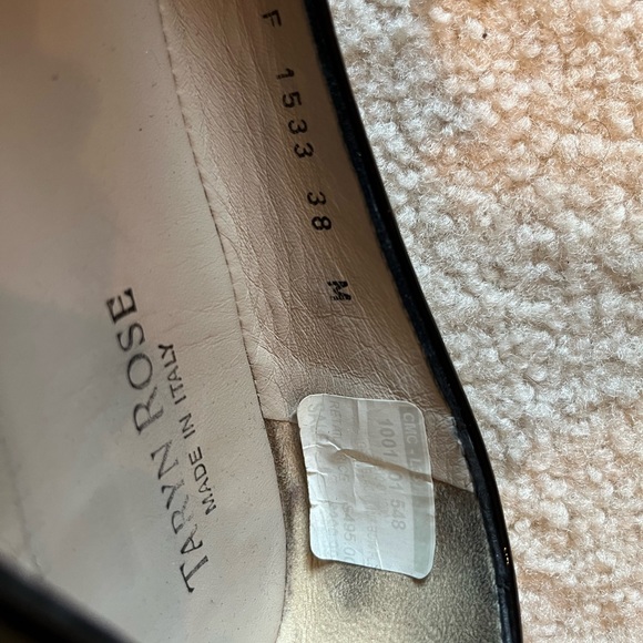 Taryn Rose Barika Sparkle Suede Flats 38 *Made in Italy* - Picture 7 of 8